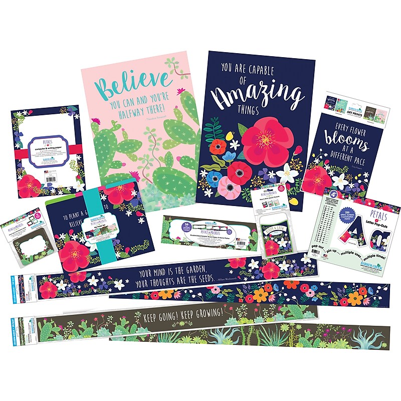 Barker Creek Curated Collection, Petals & Prickles, 446/Set (3997) image 1