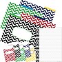 Barker Creek Chevron File Folders, Computer Paper and Library Pockets, 1/3-Cut Tab, Letter Size, Multicolor, 92/Set (4093)~#|#~sp115349938_sc7