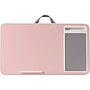 LapGear Home Office 21.1" x 12" PVC/Polystyrene Lap Desk, Blush Pink/Carbon (91584)~#|#~sp115350393_sc7