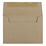 JAM Paper 4Bar Kraft A1 Invitation Envelopes, 3.625 x 5.125, Brown Kraft Paper Bag, 25/Pack (LEKR900SF)~#|#~sp115351607_sc7