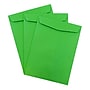 JAM Paper Open End Catalog Envelope, 9" x 12", Green, 100/Box (80402)~#|#~sp115351624_sc7