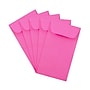 JAM Paper #5.5 Coin Business Colored Envelopes, 3.125 x 5.5, Ultra Fuchsia Pink, 100/Pack (356730545B)~#|#~sp115352072_sc7