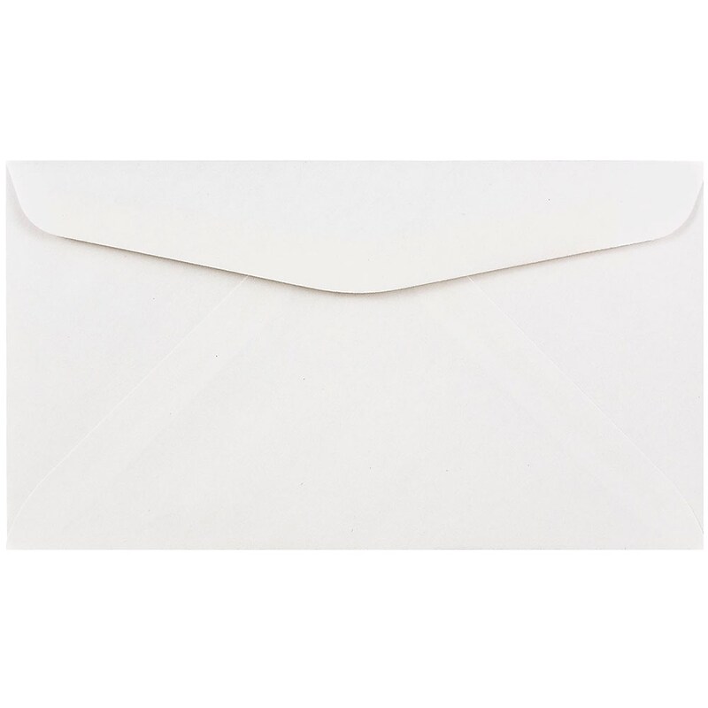 JAM Paper #6 3/4 Business Envelope, 3 5/8" x 6 1/2", White, 50/Pack (1633983C) image 1