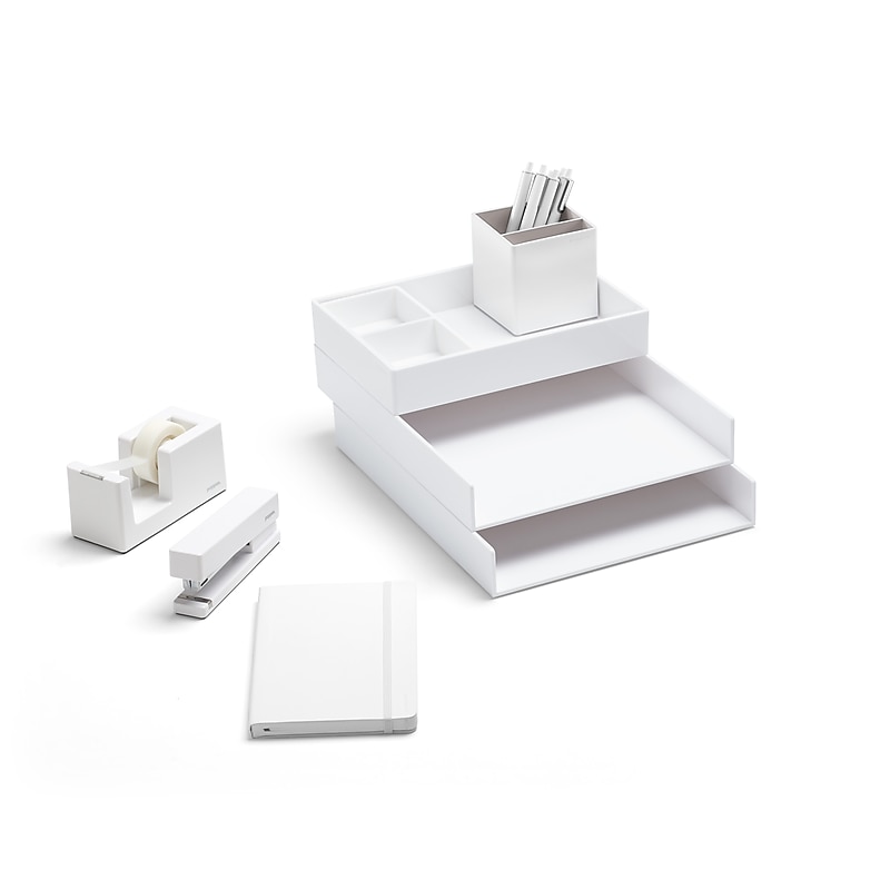 Poppin White Dream Desk (101605) image 1