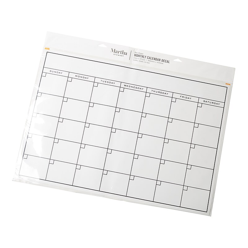 Martha Stewart Standard Dry-Erase Planning Board, 16.5" x 24" (MS104A) image 1