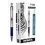 Zebra F-301 Retractable Ballpoint Pen, Fine Point, 0.7mm, Blue Ink, Dozen (27120)~#|#~sp115832898_sc7
