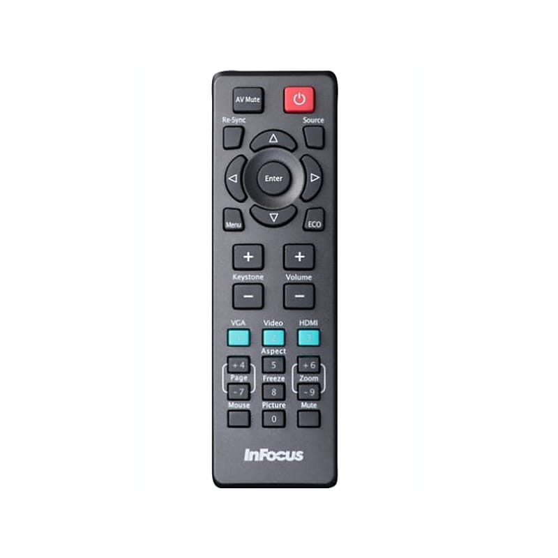 InFocus Standard Replacement Remote Control for Projectors (HW-NAVIGATOR-5) image 1