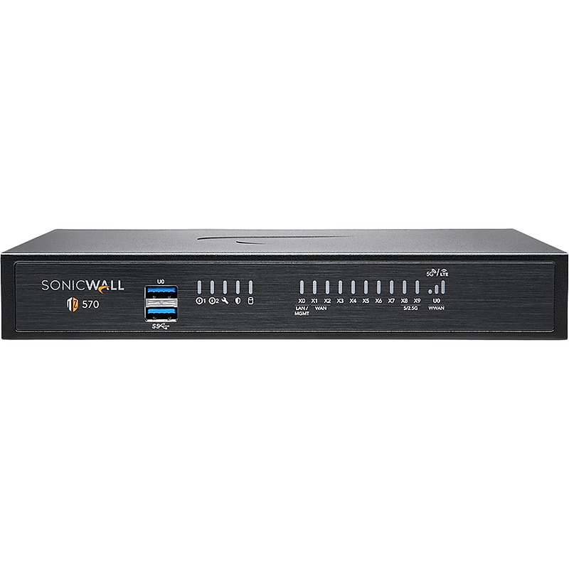 Sonicwall TZ570 Next-Generation Firewall, Desktop (02-SSC-5651) image 1