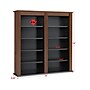 Prepac™ Double Wall Mounted Storage, Cherry and Black~#|#~sp115837307_sc7