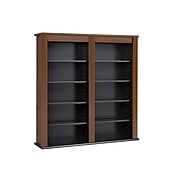 Prepac™ Double Wall Mounted Storage, Cherry and Black
