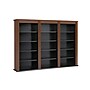 Prepac™ Triple Wall Mounted Storage, Cherry and Black~#|#~sp115837398_sc7