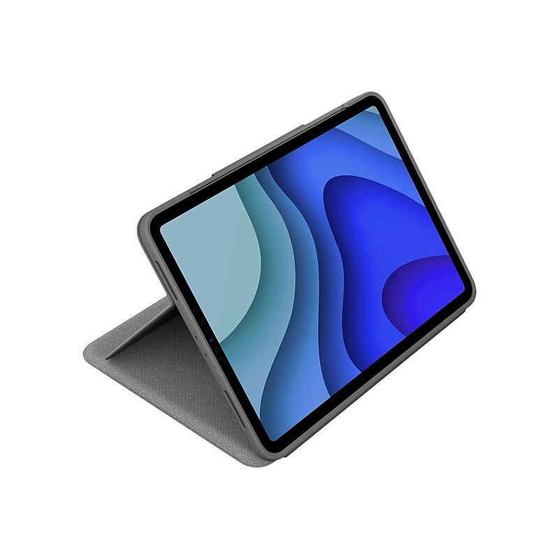 Logitech Folio Touch Woven Fabric Case for 11" iPad Pro, Graphite (920-009743) image 1