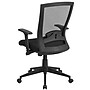 Flash Furniture Cleo Ergonomic Mesh Swivel Mid-Back Executive Office Chair, Black (HL0004K)~#|#~sp116164395_sc7