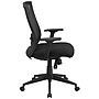 Flash Furniture Cleo Ergonomic Mesh Swivel Mid-Back Executive Office Chair, Black (HL0004K)~#|#~sp116164396_sc7