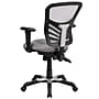 Flash Furniture Nicholas Ergonomic Mesh Swivel Mid-Back Multifunction Executive Office Chair, Gray (HL0001GY)~#|#~sp116164406_sc7