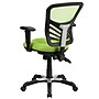 Flash Furniture Nicholas Ergonomic Mesh Swivel Mid-Back Multifunction Executive Office Chair, Green (HL0001GN)~#|#~sp116164411_sc7