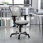 Flash Furniture Nicholas Ergonomic Mesh Swivel Mid-Back Multifunction Executive Office Chair, White (HL0001WH)~#|#~sp116164422_sc7