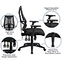 Flash Furniture Ivan Ergonomic Mesh Swivel High Back Multifunction Task Office Chair, Black (HL0017)~#|#~sp116164483_sc7