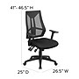 Flash Furniture Ivan Ergonomic Mesh Swivel High Back Multifunction Task Office Chair, Black (HL0017)~#|#~sp116164484_sc7
