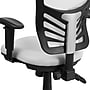 Flash Furniture Nicholas Ergonomic Mesh Swivel Mid-Back Multifunction Executive Office Chair, White (HL0001WH)~#|#~sp116164527_sc7