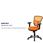 Flash Furniture Nicholas Ergonomic Mesh Swivel Mid-Back Multifunction Executive Office Chair, Orange (HL0001OR)~#|#~sp116164639_sc7