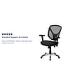 Flash Furniture Sam Ergonomic Mesh Swivel Mid-Back Multifunction Task Office Chair, Black (GOWY89)~#|#~sp116164663_sc7