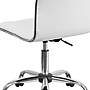 Flash Furniture Alan Armless Vinyl Swivel Low Back Task Office Chair, White/Chrome (DS512BWH)~#|#~sp116164690_sc7