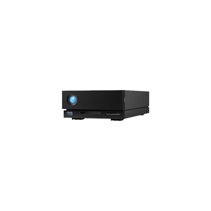 LaCie 1big Dock 8TB, External Hard Drive, Silver (STHS8000800) image 1