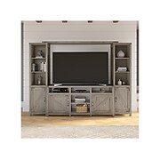 kathy ireland® Home by Bush Furniture Cottage Grove TV Stand Bundle, Restored Gray, Screens up to 70" (CGR009RTG)