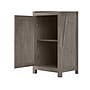Bush Furniture Knoxville 72"H 5-Shelf Bookcase with Door, Restored Gray (CGB118RTG-03)~#|#~sp116167457_sc7