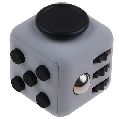 10 Pack Fidget Cube Anxiety and Stress Reliever Focus Toys - Black/Gray