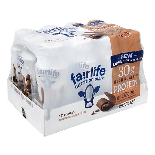 Fairlife High Protein Chocolate Nutrition Shake, 11.5 oz., 12/Box (220