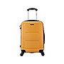 InUSA Pilot 20" Hardside Carry-On Suitcase, 4-Wheeled Spinner, TSA Checkpoint Friendly, Mustard (IUPIL00S-MUS)~#|#~sp116261316_sc7