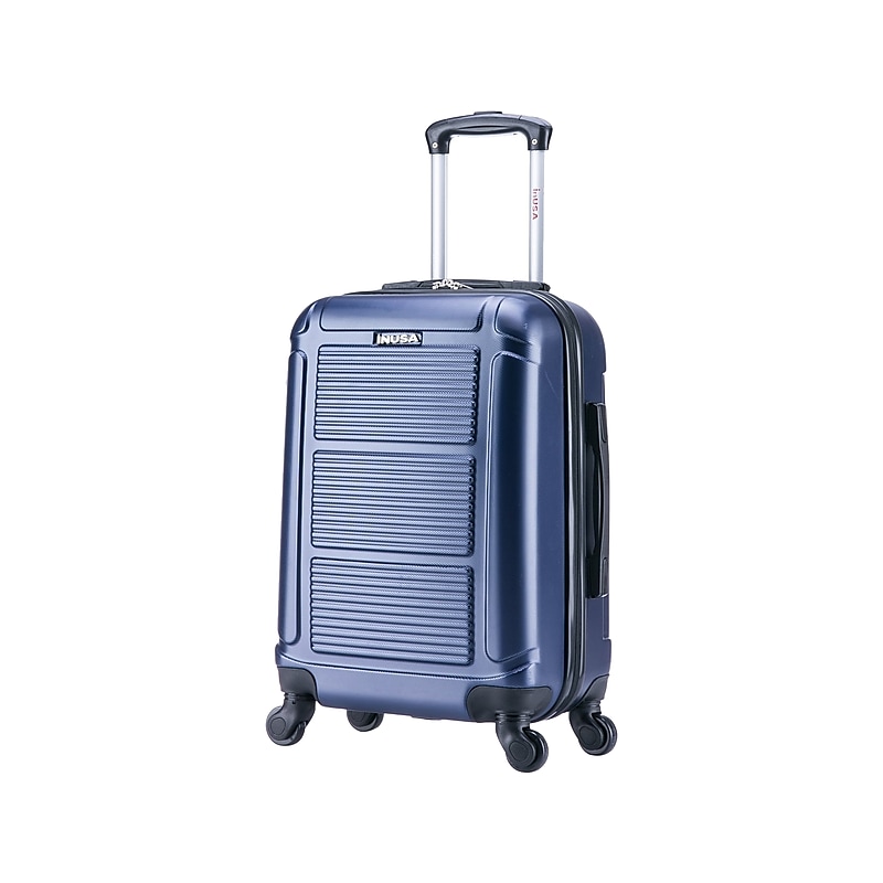 InUSA Pilot 20" Hardside Carry-On Suitcase, 4-Wheeled Spinner, TSA Checkpoint Friendly, Blue (IUPIL00S-BLU) image 1