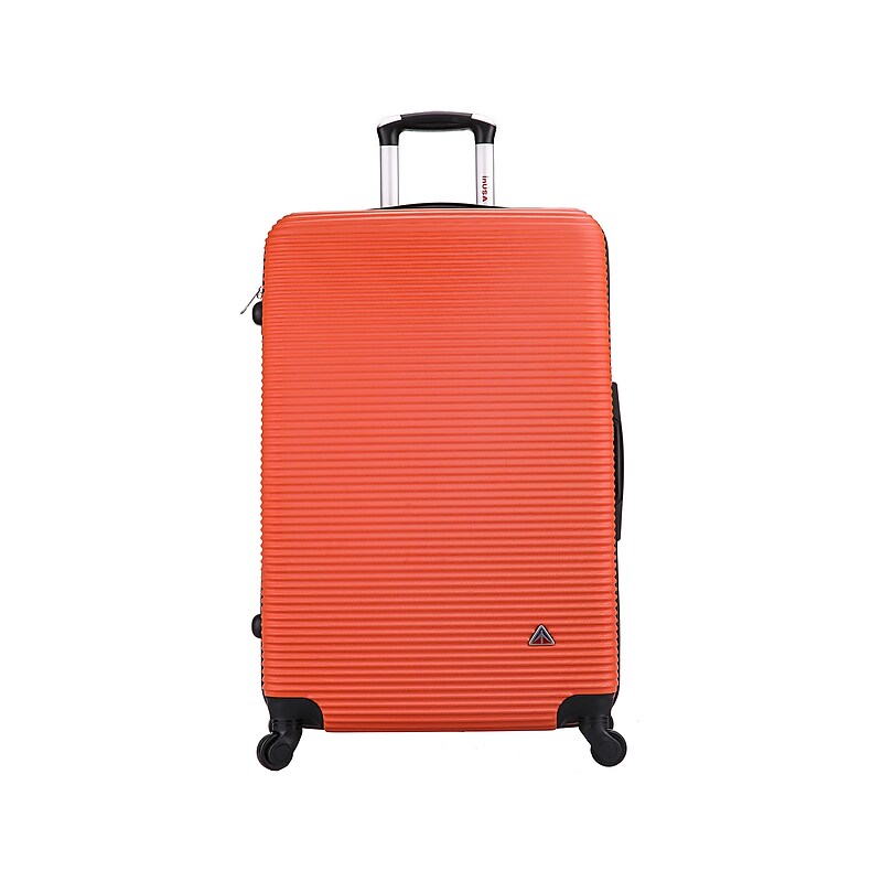 InUSA Royal 28" Hardside Suitcase, 4-Wheeled Spinner, TSA Checkpoint Friendly, Orange (IUROY00L-ORG) image 1
