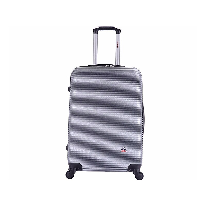 InUSA Royal 24" Hardside Suitcase, 4-Wheeled Spinner, TSA Checkpoint Friendly, Silver (IUROY00M-SIL) image 1