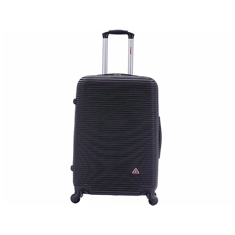 InUSA Royal 24" Hardside Suitcase, 4-Wheeled Spinner, TSA Checkpoint Friendly, Black (IUROY00M-BLK) image 1