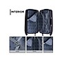 InUSA Royal 24" Hardside Suitcase, 4-Wheeled Spinner, TSA Checkpoint Friendly, Black (IUROY00M-BLK)~#|#~sp116261418_sc7