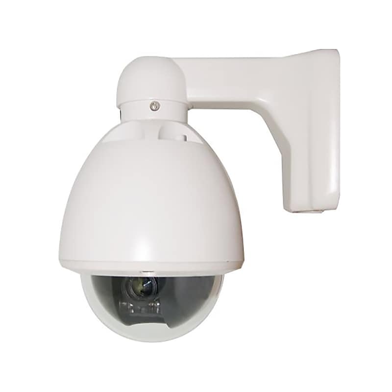 SeqCam SEQ7502 Wired Dome Security Camera, Vandal-/Weatherproof, White image 1