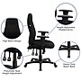 Flash Furniture Hughes Ergonomic Fabric Swivel High Back Task Office Chair, Black (BT90297HA)~#|#~sp116262027_sc7