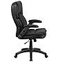 Flash Furniture Hansel Ergonomic LeatherSoft Swivel High Back Executive Office Chair, Black (BT90275H)~#|#~sp116262042_sc7