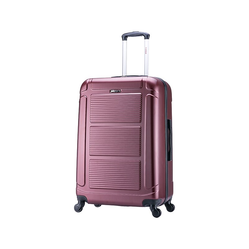 InUSA Pilot 24" Hardside Suitcase, 4-Wheeled Spinner, TSA Checkpoint Friendly, Wine (IUPIL00M-WIN) image 1