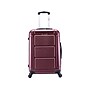 InUSA Pilot 24" Hardside Suitcase, 4-Wheeled Spinner, TSA Checkpoint Friendly, Wine (IUPIL00M-WIN)~#|#~sp116348840_sc7
