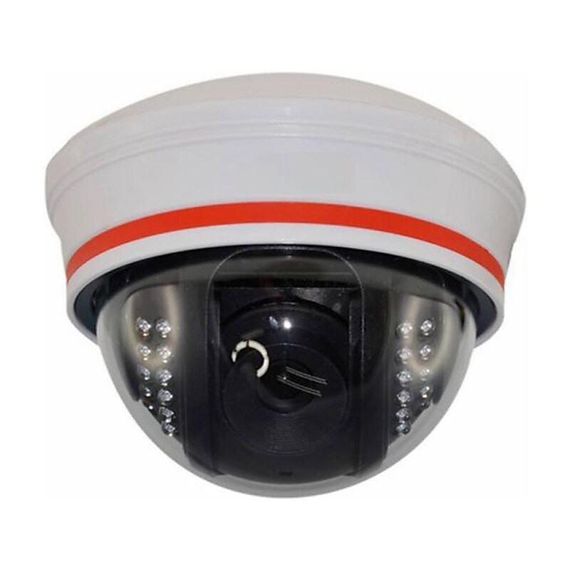 SeqCam SEQ5302 Wired Dome IP Camera, Night Vision, White/Black image 1