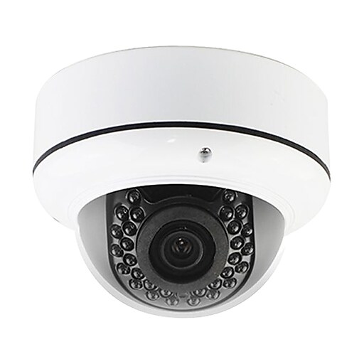 SeqCam SEQ10110 Wired Dome Security Camera, White Staples