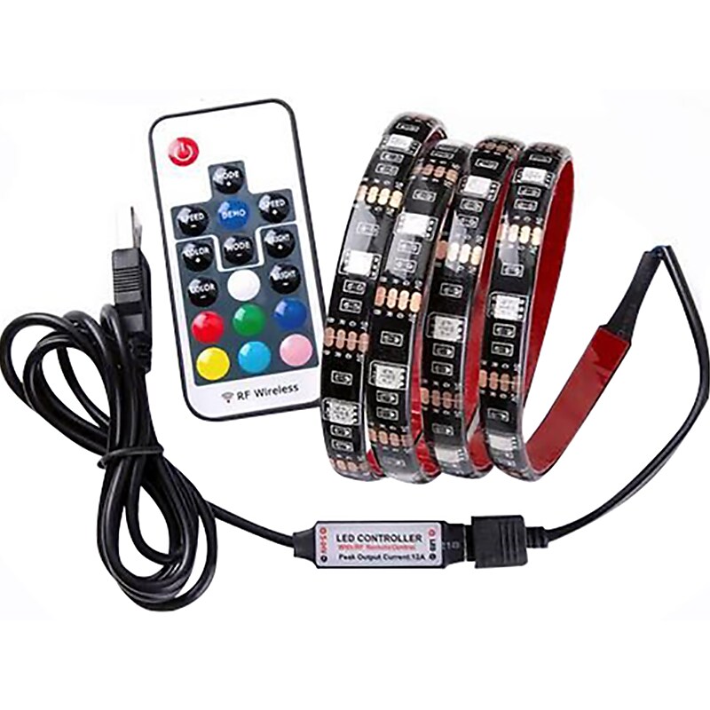 TygerClaw LED Bias Lighting Kit for TV/Monitor, Black (STDGA1208910) image 1