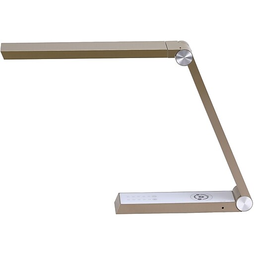 Bostitch LED Desk Lamp, Gold/White Matte (VLED1825GOLDBOS) Staples