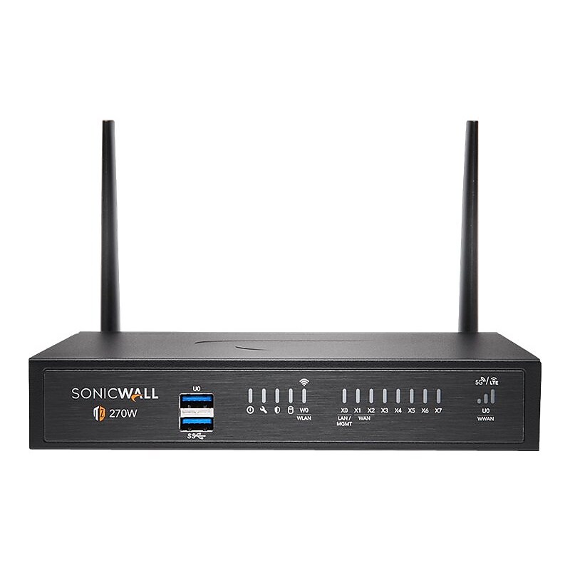 Sonicwall TZ270W 02-SSC-6858 Wired and Wireless Firewall image 1