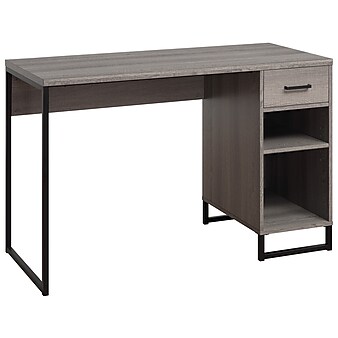 OSP Designs Hagney Lane 52" Pedestal Desk, Farm Oak (HGN52-FK)
