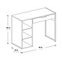 OSP Designs Ravel 40" Table Desk, White (RV938-WH)~#|#~sp116671566_sc7